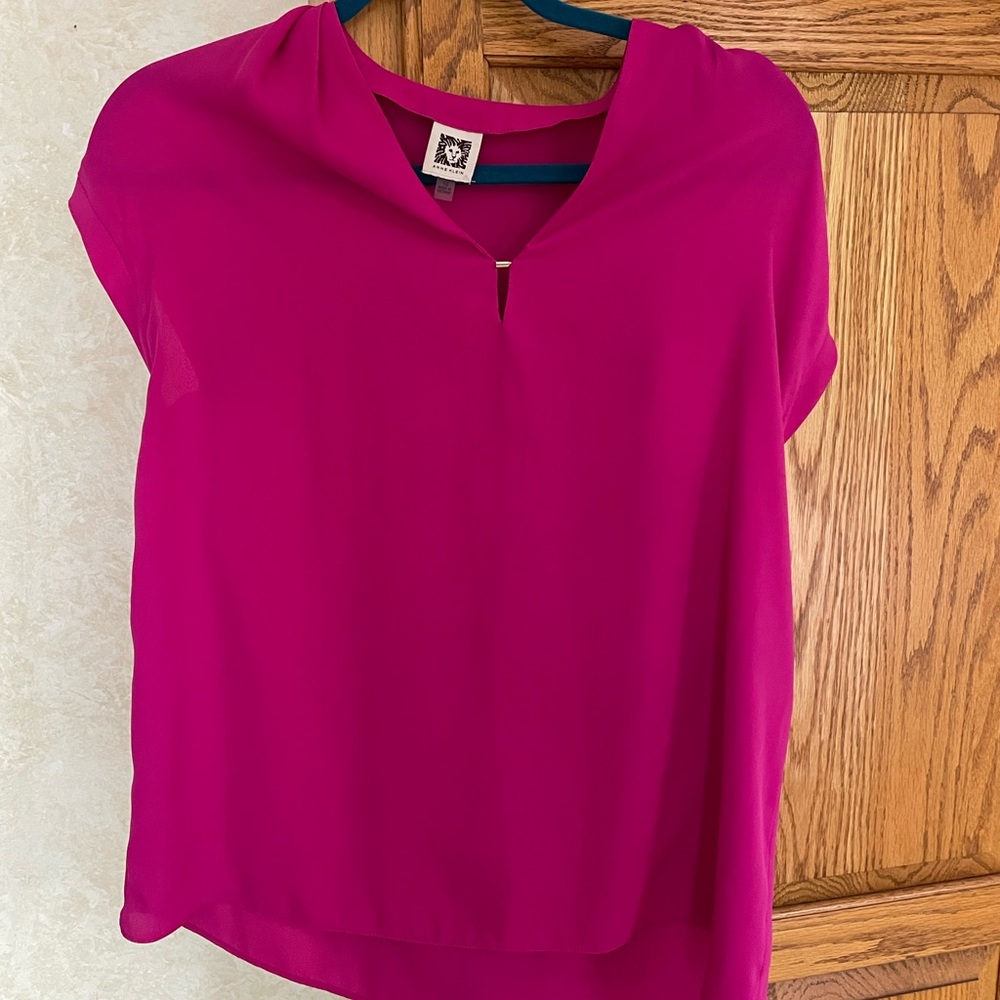 Fuchsia blouse